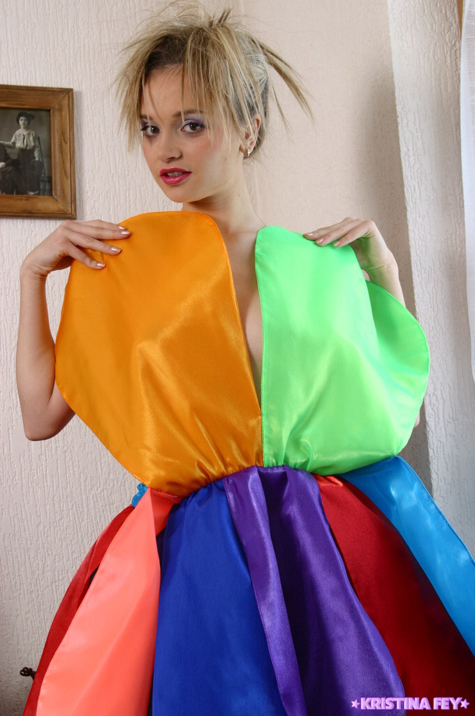 Multicolored Dress &raquo; Kristina Fey &raquo; Free Nude Pictures @ Bravo Erotica Free Nude Sexy Pictures