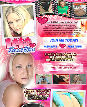 Leia Loves You Sexy Website