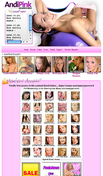 Andi Pink Review Members Area